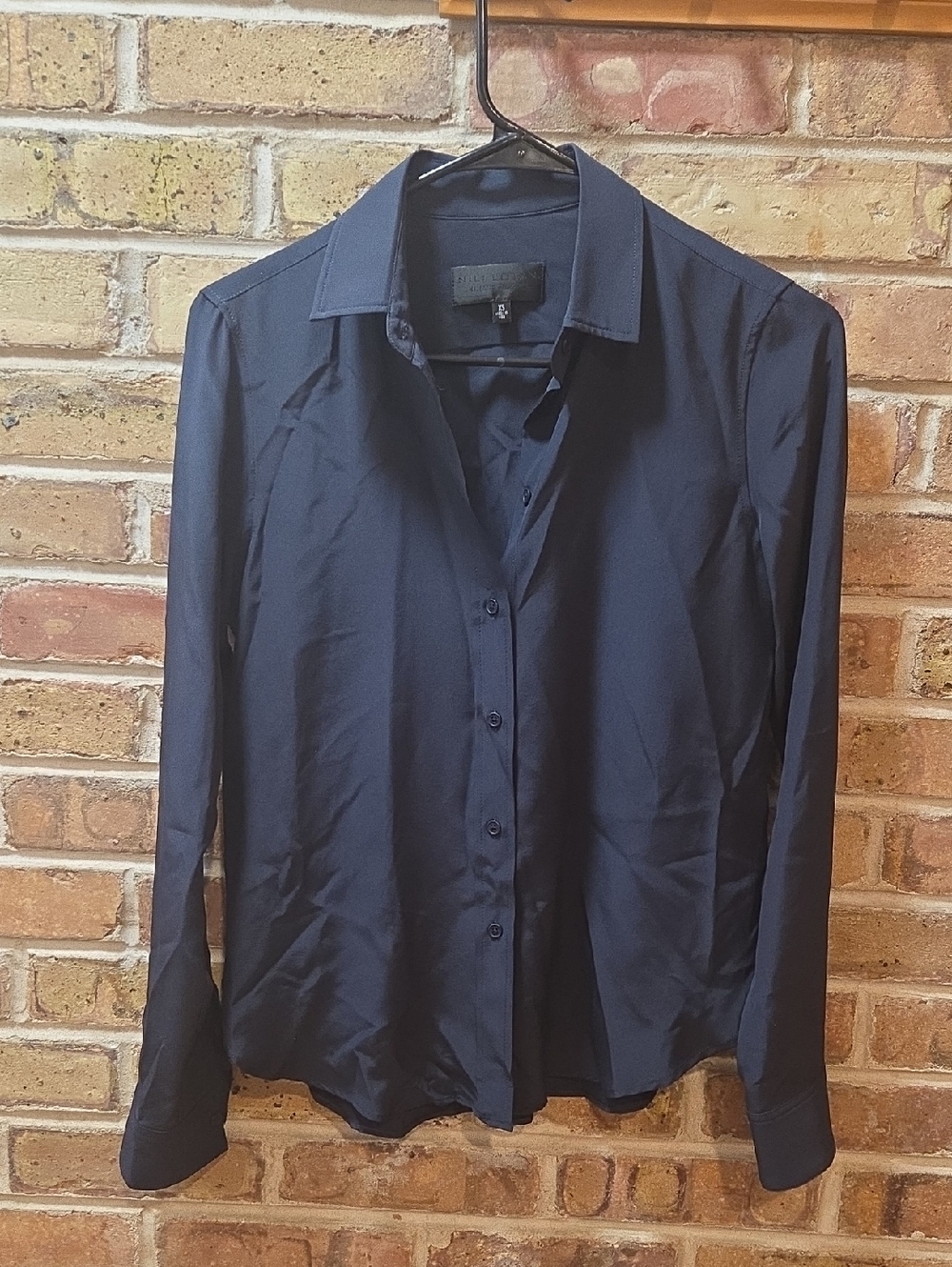 Classic Navy Button-Up Shirt